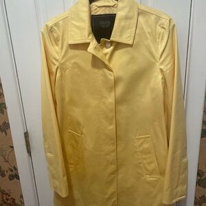 Coach Women's Sunny Yellow Trench Coat